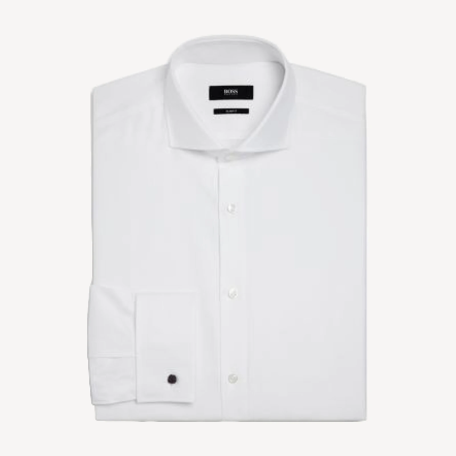 Boss Solid Slim Fit Dress Shirt