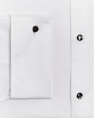Boss Jasper Pique Slim Fit Tuxedo Shirt
