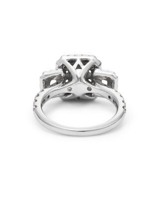 Bloomingdale's Fine Collection Diamond Octagon & Round Halo Engagement Ring in 14K White Gold, 2.5 ct. t. w