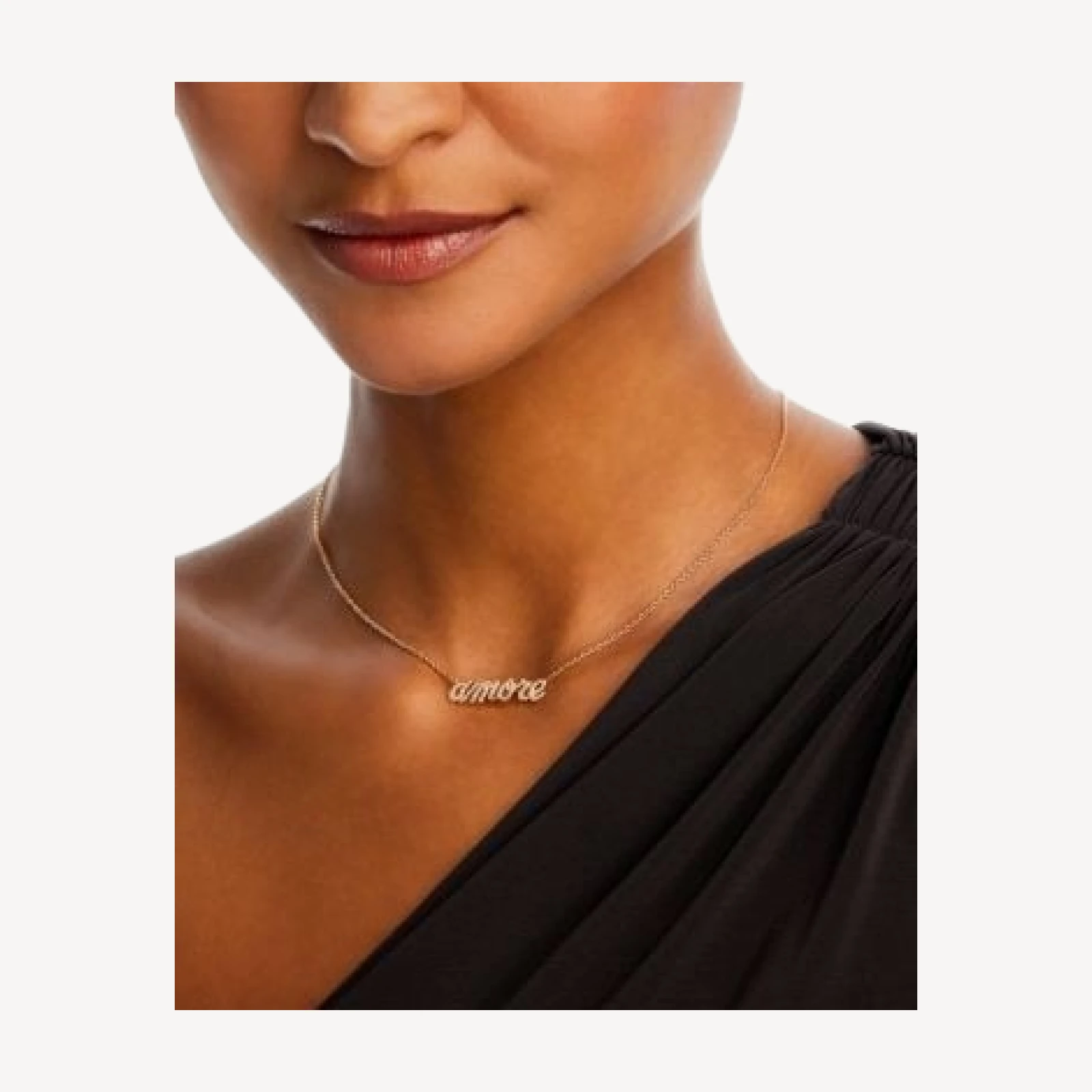 Bloomingdale's Fine Collection Diamond Amore Pendant Necklace in 14K Yellow Gold, 0.20 tcw