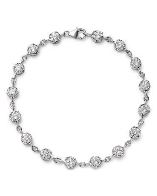Bloomingdale's Fine Collection Luxe Collection Certified Lab Grown Diamond Chain Bracelet in 14K Gold, 4.0 tcw