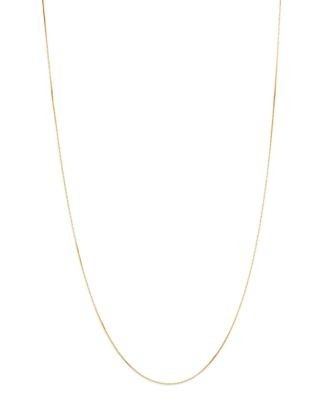 Bloomingdale's Fine Collection Box Link Chain Necklace in 14K Yellow Gold