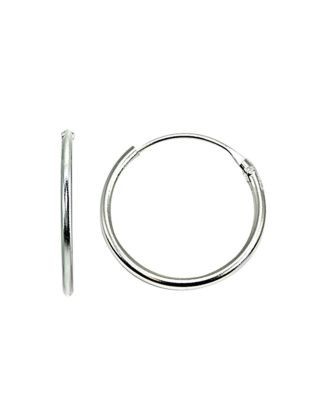 Aqua Tiny Hoop Earrings in 18K Gold-Plated Sterling Silver or Sterling Silver - Exclusive