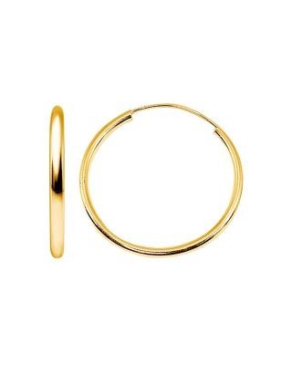 Aqua Small Hoop Earrings in 18K Gold-Plated Sterling Silver or Sterling Silver - Exclusive