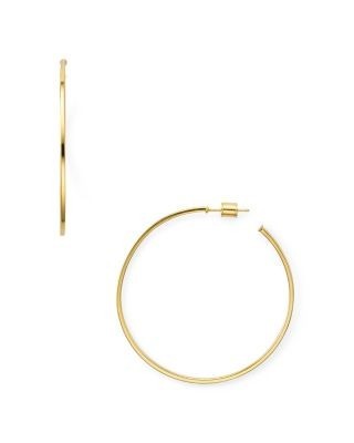 Aqua Medium Hoop Earrings in 18K Gold-Plated Sterling Silver or Sterling Silver - Exclusive