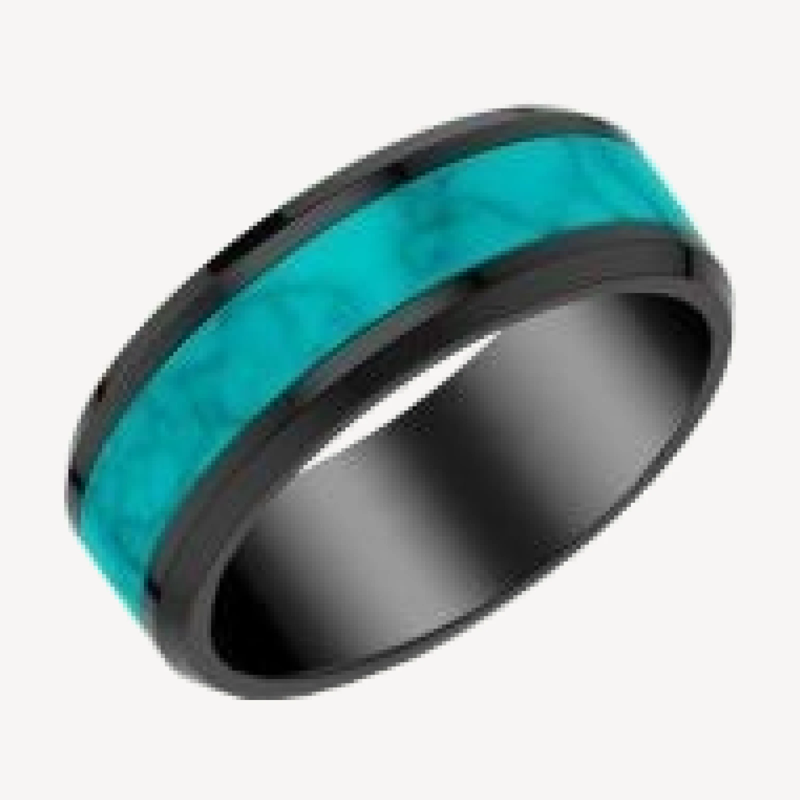 Bloomingdale's Fine Collection Men's Turquoise Inlay Ring in Black Tungsten
