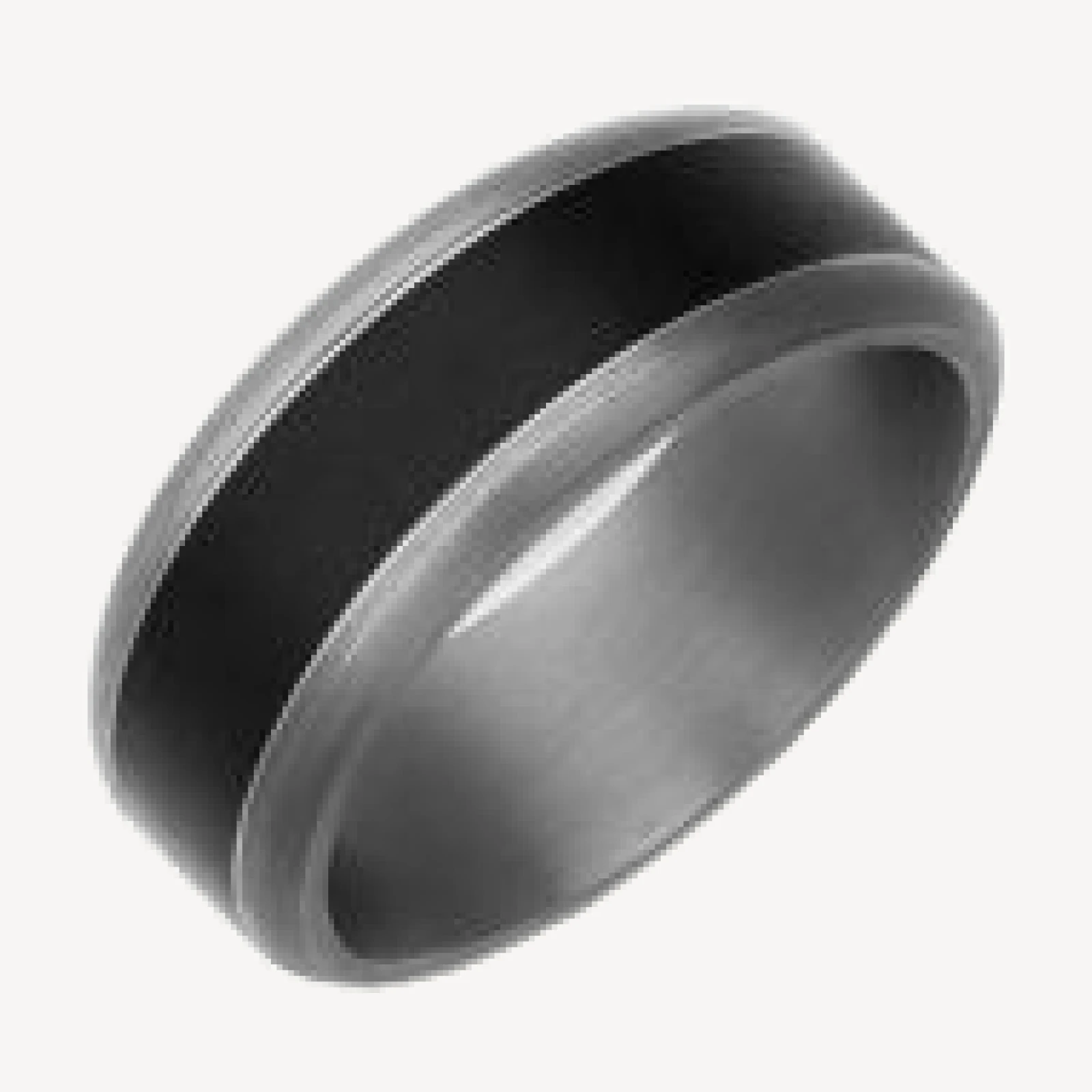 Bloomingdale's Fine Collection Men's Gray & Black Inlay Band in Tantalum