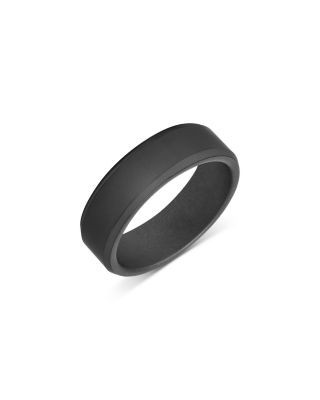 Bloomingdale's Fine Collection Men's Band in Black Tungsten