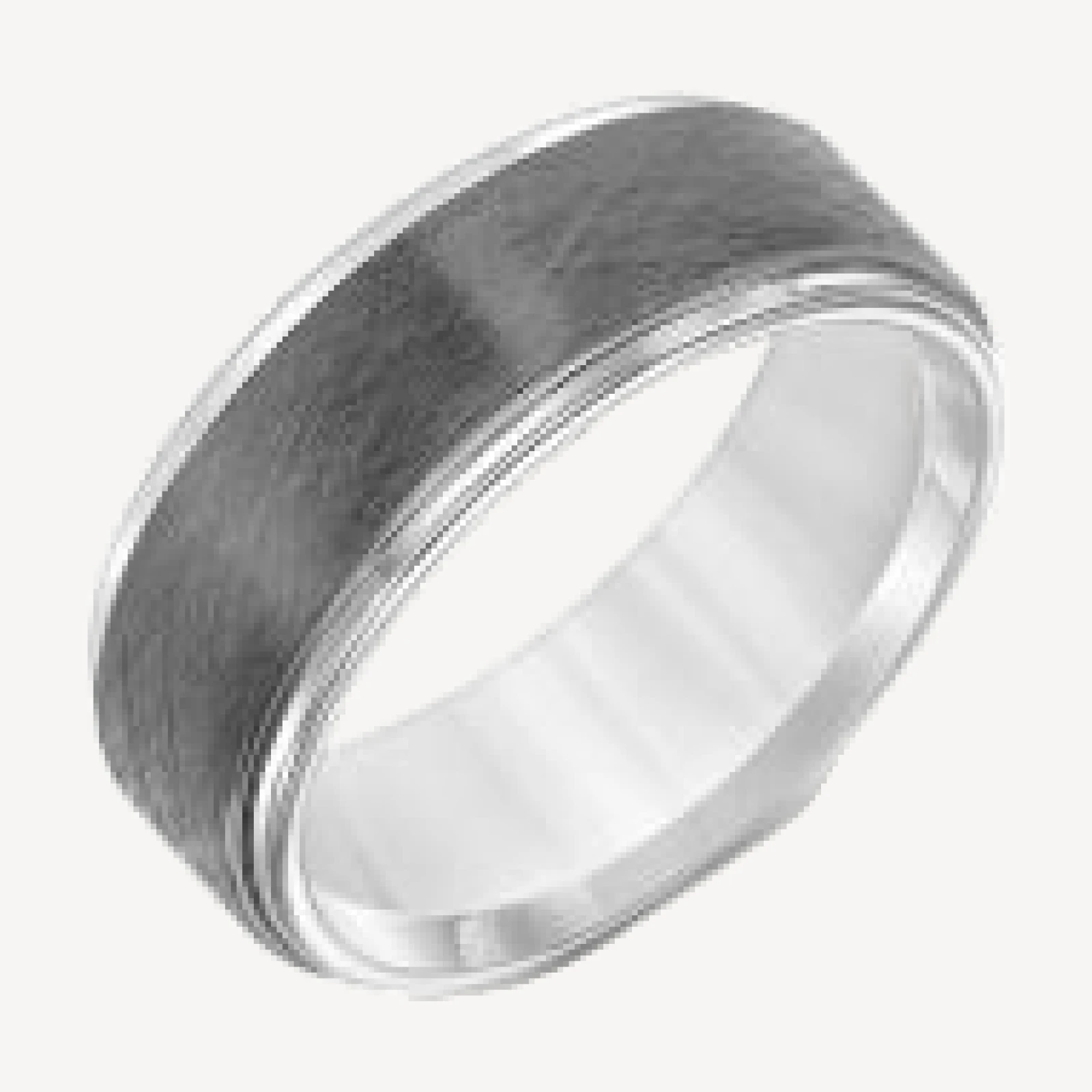 Bloomingdale's Fine Collection Men's Step-Edge Band Ring in Tungsten