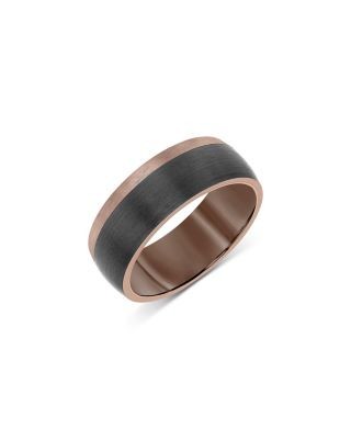 Bloomingdale's Fine Collection Men's Band in Brown & Black Tungsten