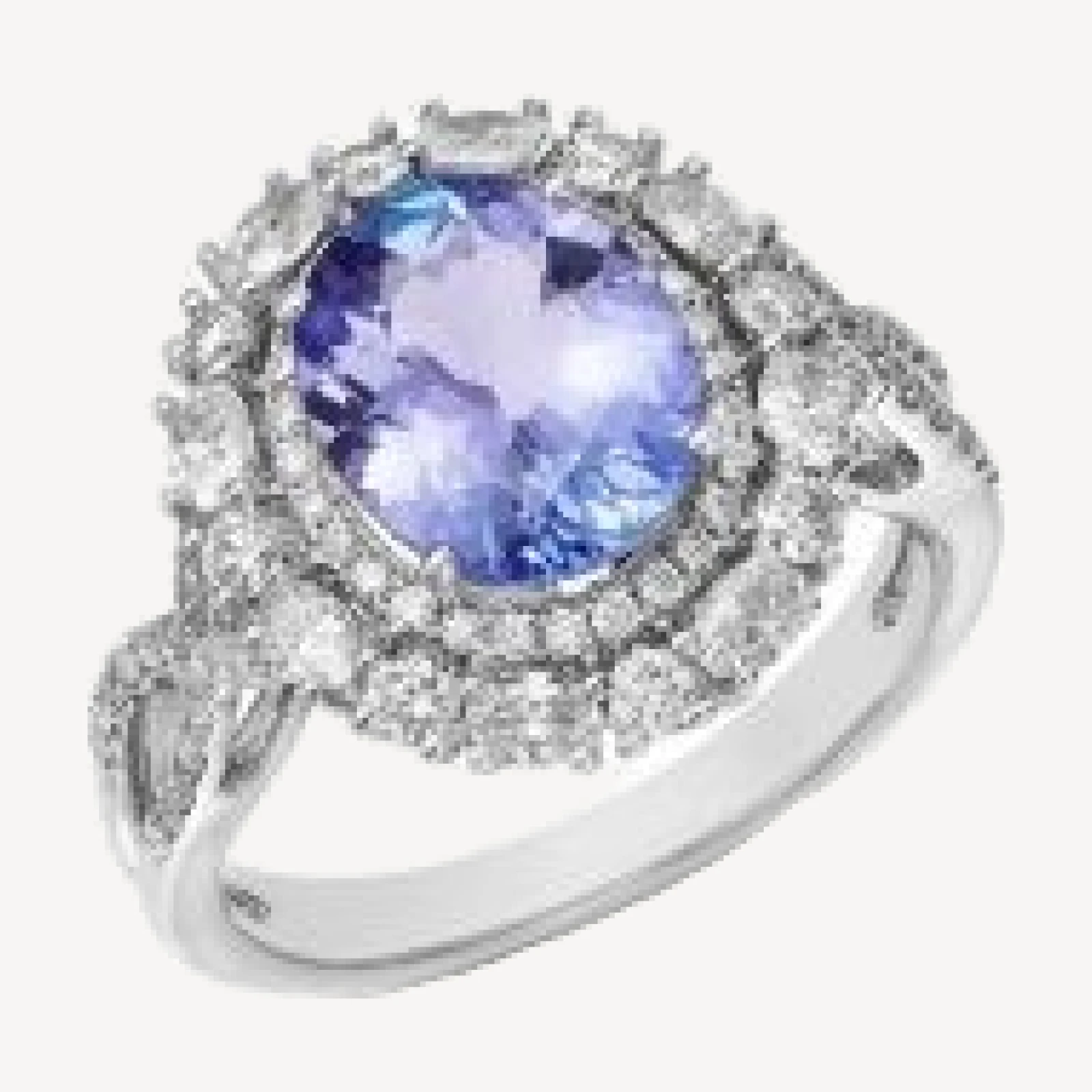 Bloomingdale's Fine Collection Diamond & Tanzanite Ring in 14K White Gold