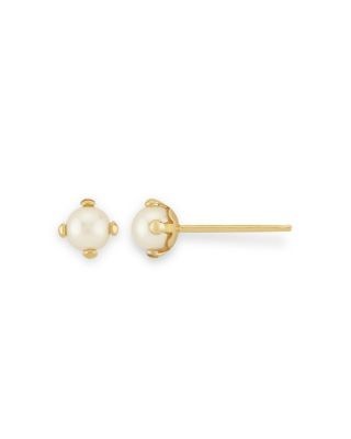 Bloomingdale's Fine Collection Cultured Freshwater Pearl Stud Earrings in 14K Yellow Gold