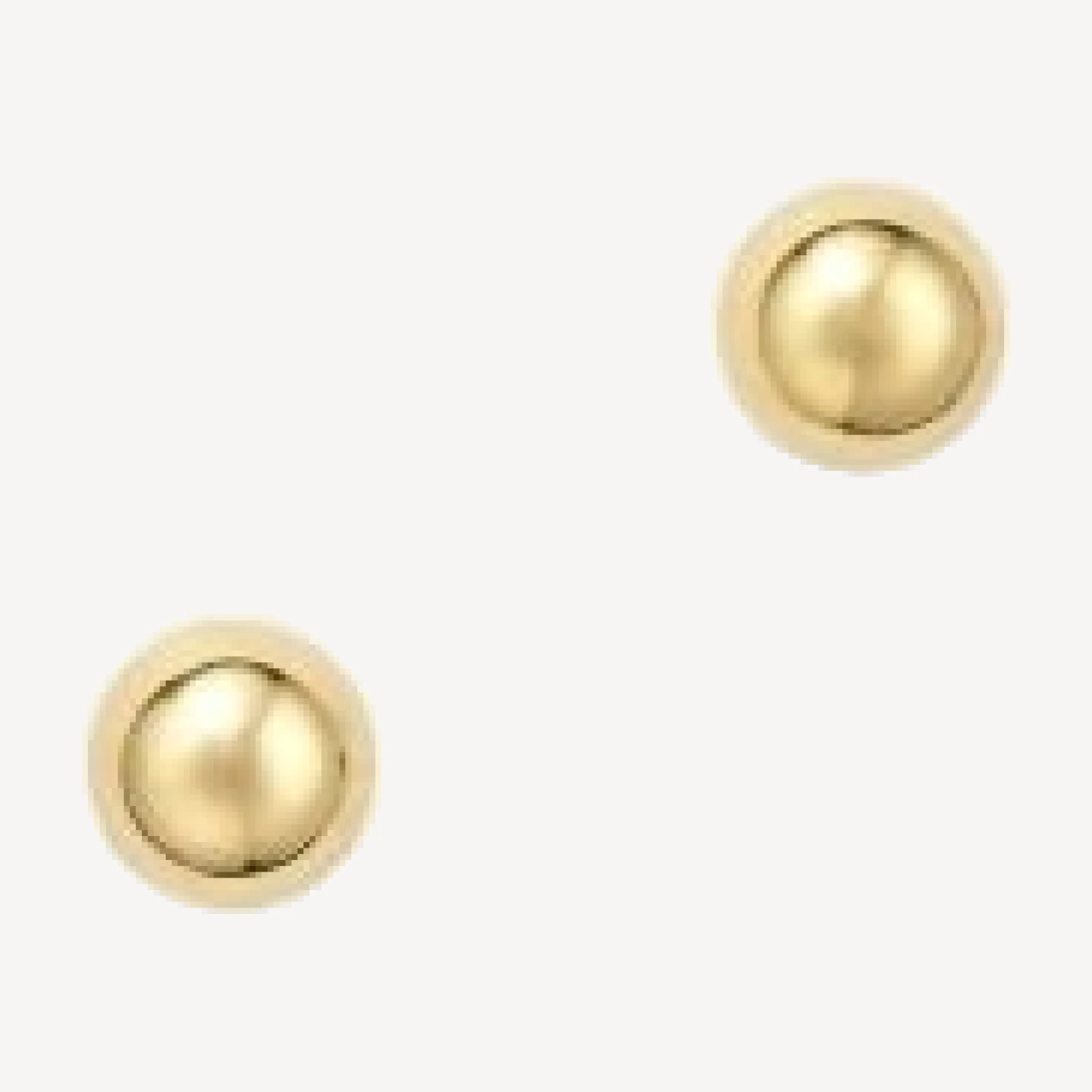 14K Yellow Gold Small Ball Stud Earrings