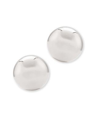 Bloomingdale's Fine Collection Small Ball Stud Earrings in 14K White Gold