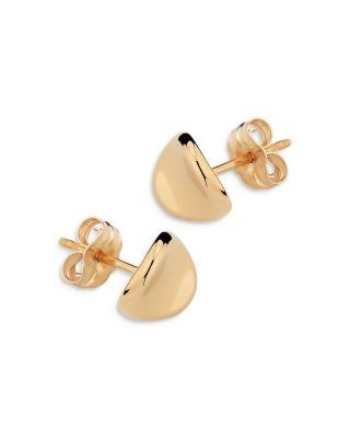 Bloomingdale's Fine Collection Disc Studs in 14K Yellow Gold