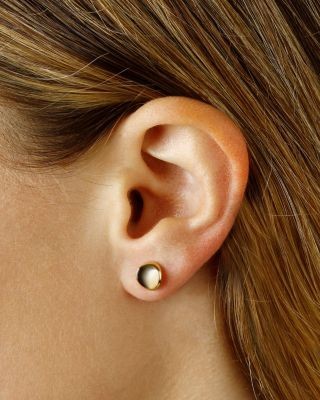Bloomingdale's Fine Collection Disc Studs in 14K Yellow Gold