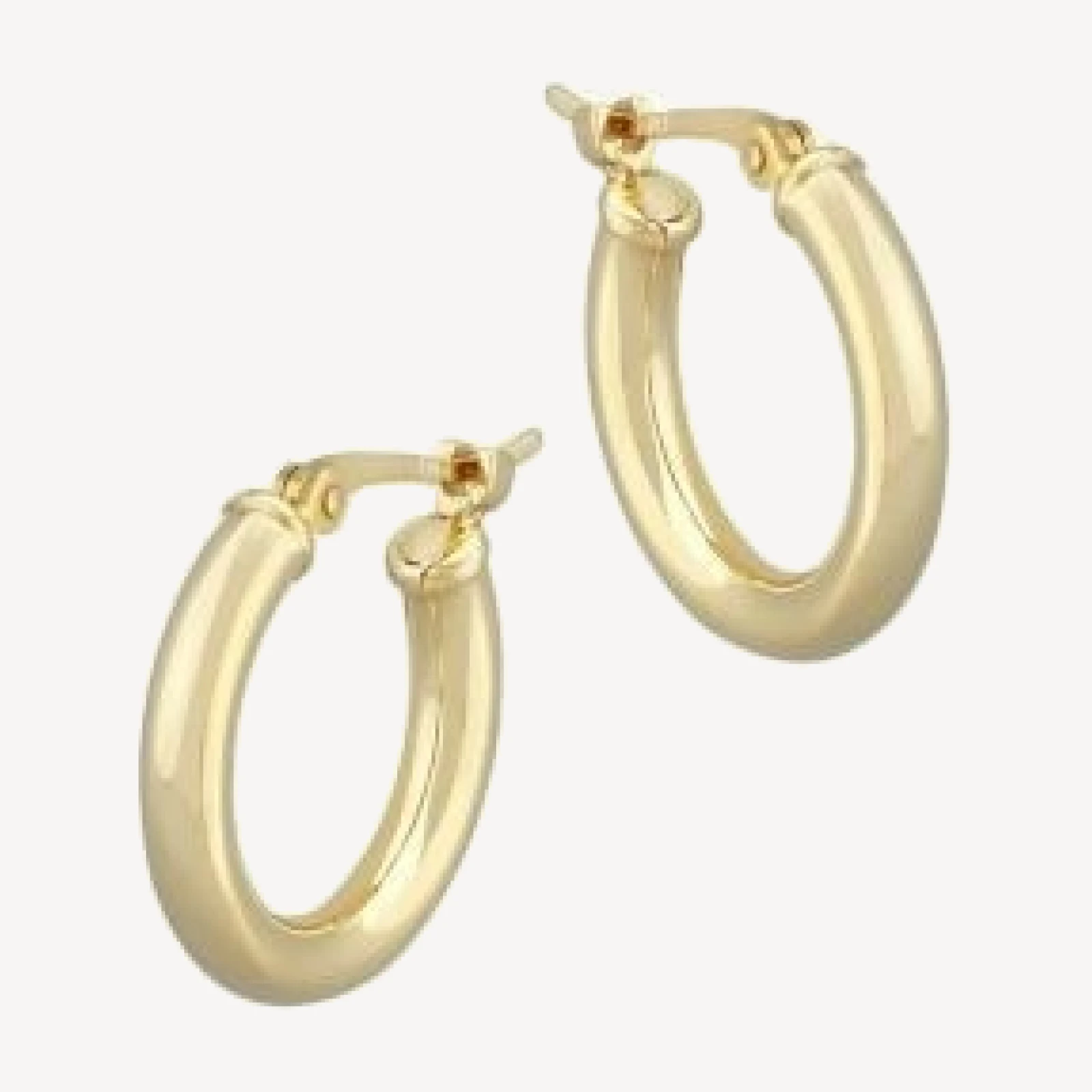 Bloomingdale's Fine Collection Small Tube Hoop Earrings in 14K Yellow Gold