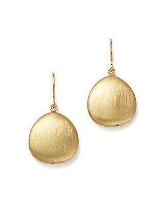 Bloomingdale's Fine Collection 14K Yellow Gold Satin Finish Drop Earrings