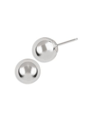 Bloomingdale's Fine Collection Polished Ball Stud Earrings in Sterling Silver