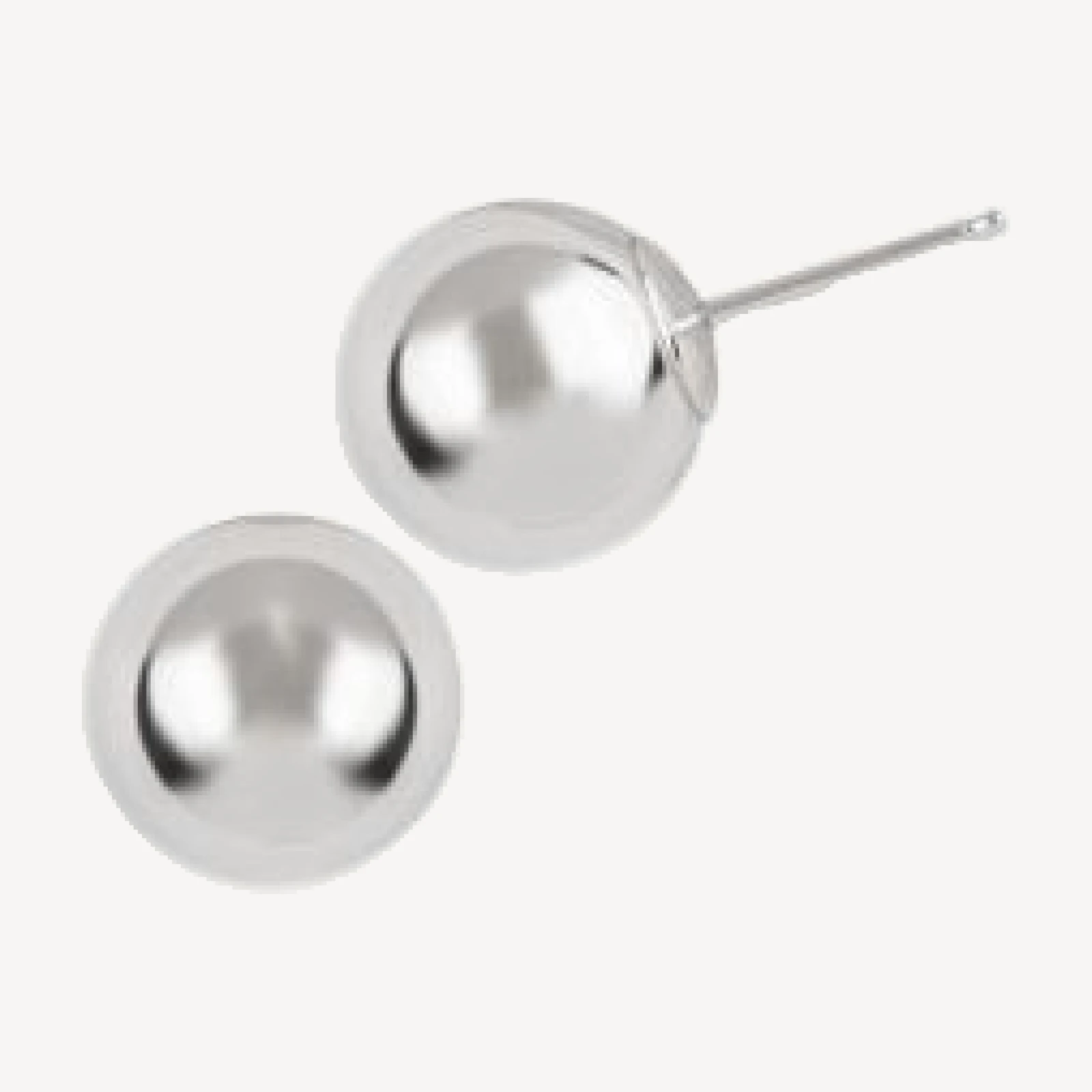 Bloomingdale's Fine Collection Polished Ball Stud Earrings in Sterling Silver