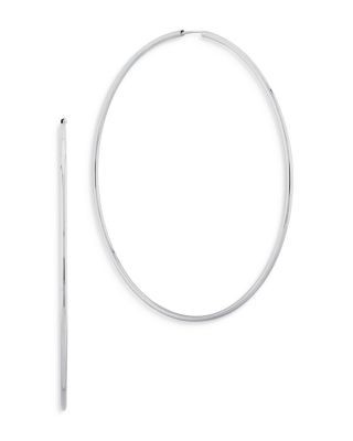 Bloomingdale's Fine Collection Endless Hoop Earrings in Sterling Silver