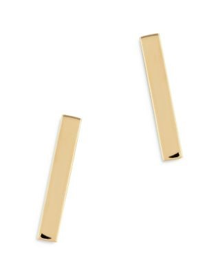 Bloomingdale's Fine Collection Bar Stud Earrings in 14K Yellow Gold