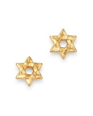 Bloomingdale's Fine Collection Star of David Stud Earrings in 14K Yellow Gold