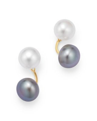 Bloomingdale's Fine Collection Cultured Freshwater Pearl Ear Jacket in 14K Yellow Gold