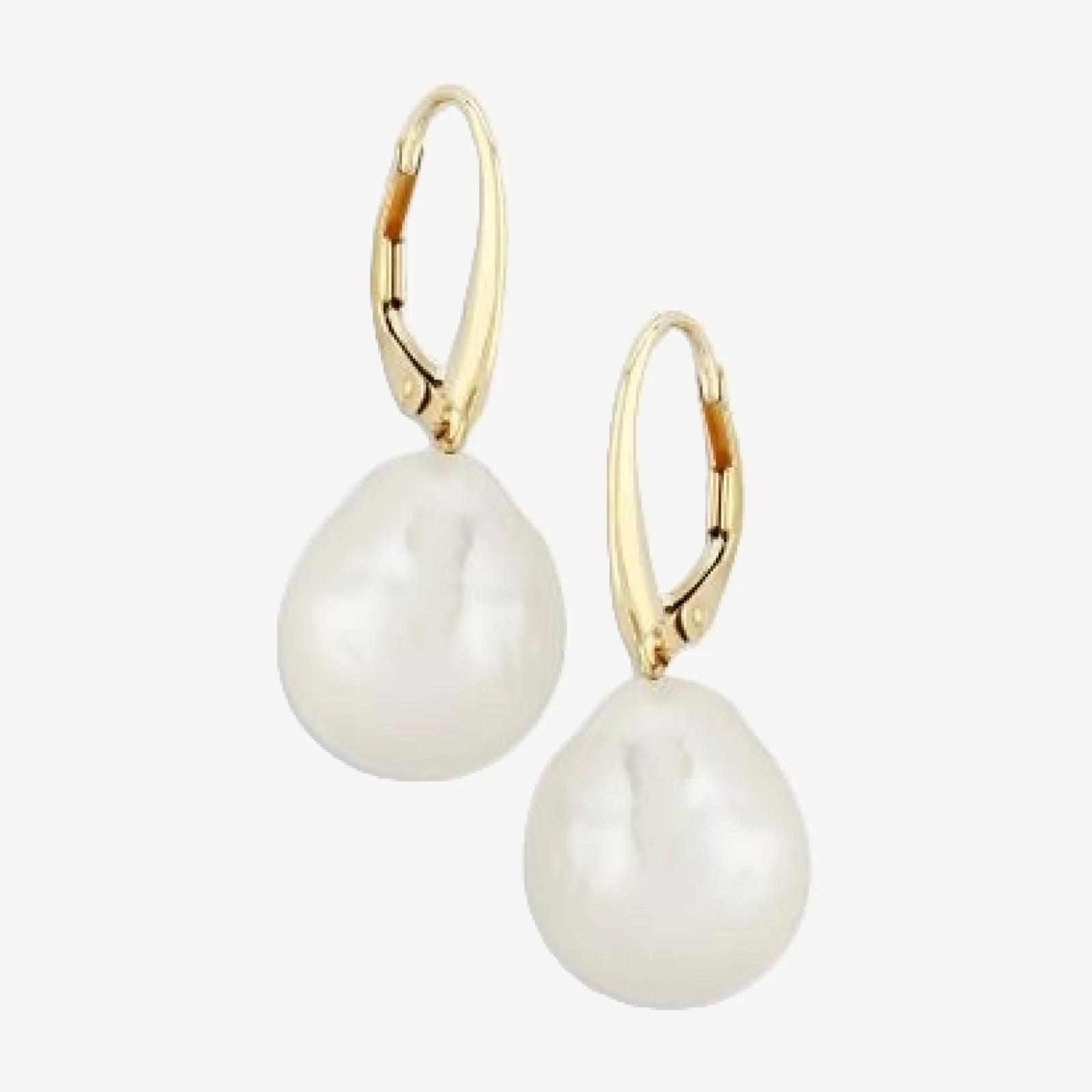 Bloomingdale's Fine Collection Baroque Cultured Pearl Drop Earrings in 14K Yellow Gold