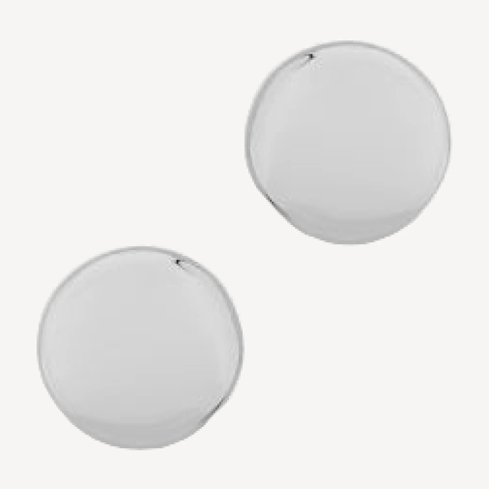 Bloomingdale's Fine Collection Button Stud Earrings in 14K White Gold