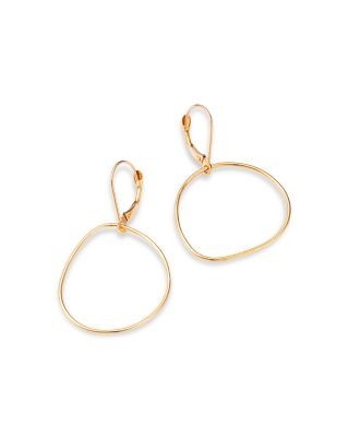 Bloomingdale's Fine Collection Abstract Circle Drop Earrings in 14K Yellow Gold