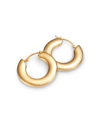 Bloomingdale's Fine Collection Polished Small Hoop Earrings in 14K Yellow Gold