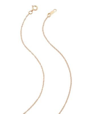 Bloomingdale's Fine Collection Children's Swirl Cross Pendant Necklace in 14K Yellow Gold, 14