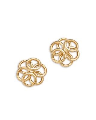 Bloomingdale's Fine Collection Ring Cluster Stud Earrings in 14K Yellow Gold
