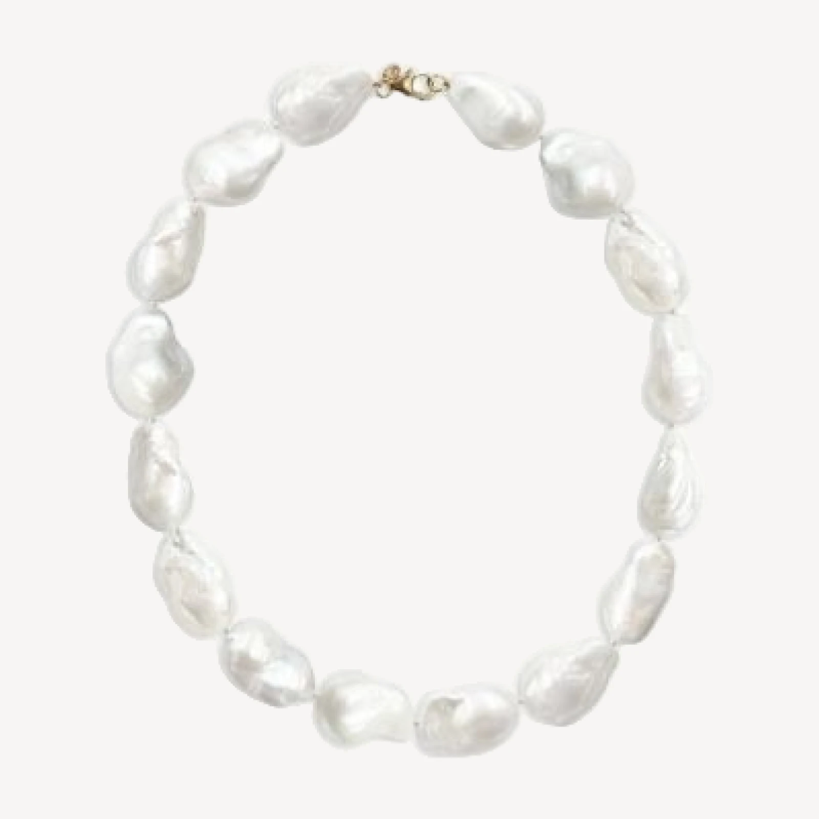Bloomingdale's Fine Collection 14K Yellow Gold Baroque Pearl Necklace, 15.5