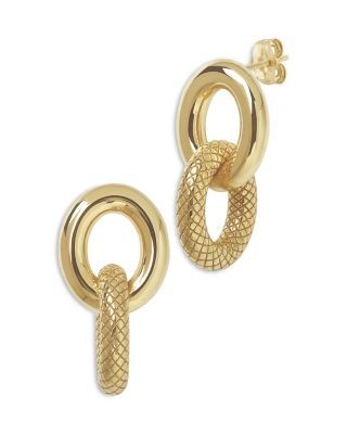 Bloomingdale's Fine Collection Thick Chain Link Drop Earrings in 14K Yellow Gold