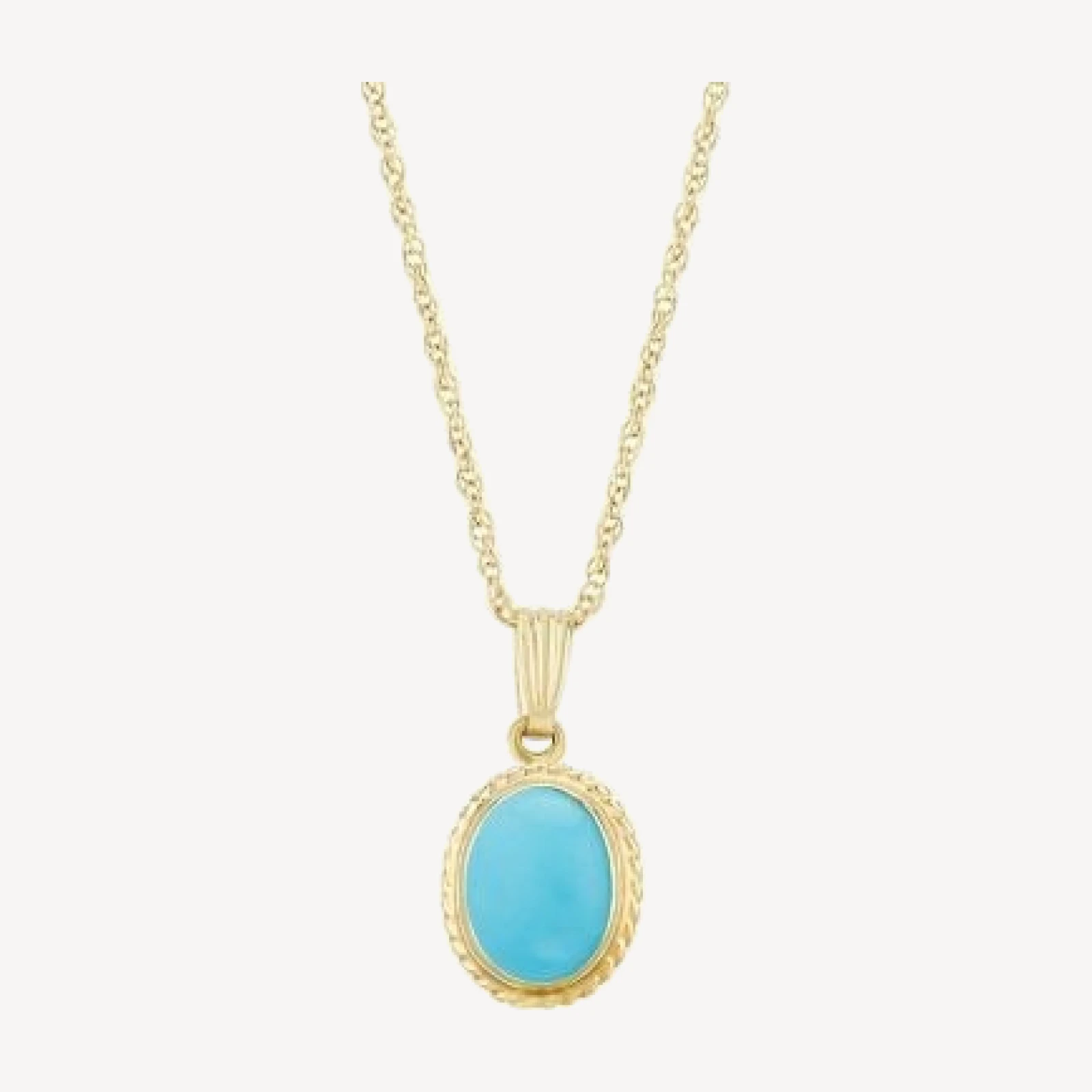 Bloomingdale's Fine Collection Gemstone Faceted Oval Pendant Necklace in 14K Yellow Gold, 18