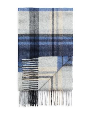 The Men's Store at Bloomingdale's Plaid Oversized Cashmere Scarf - Exclusive