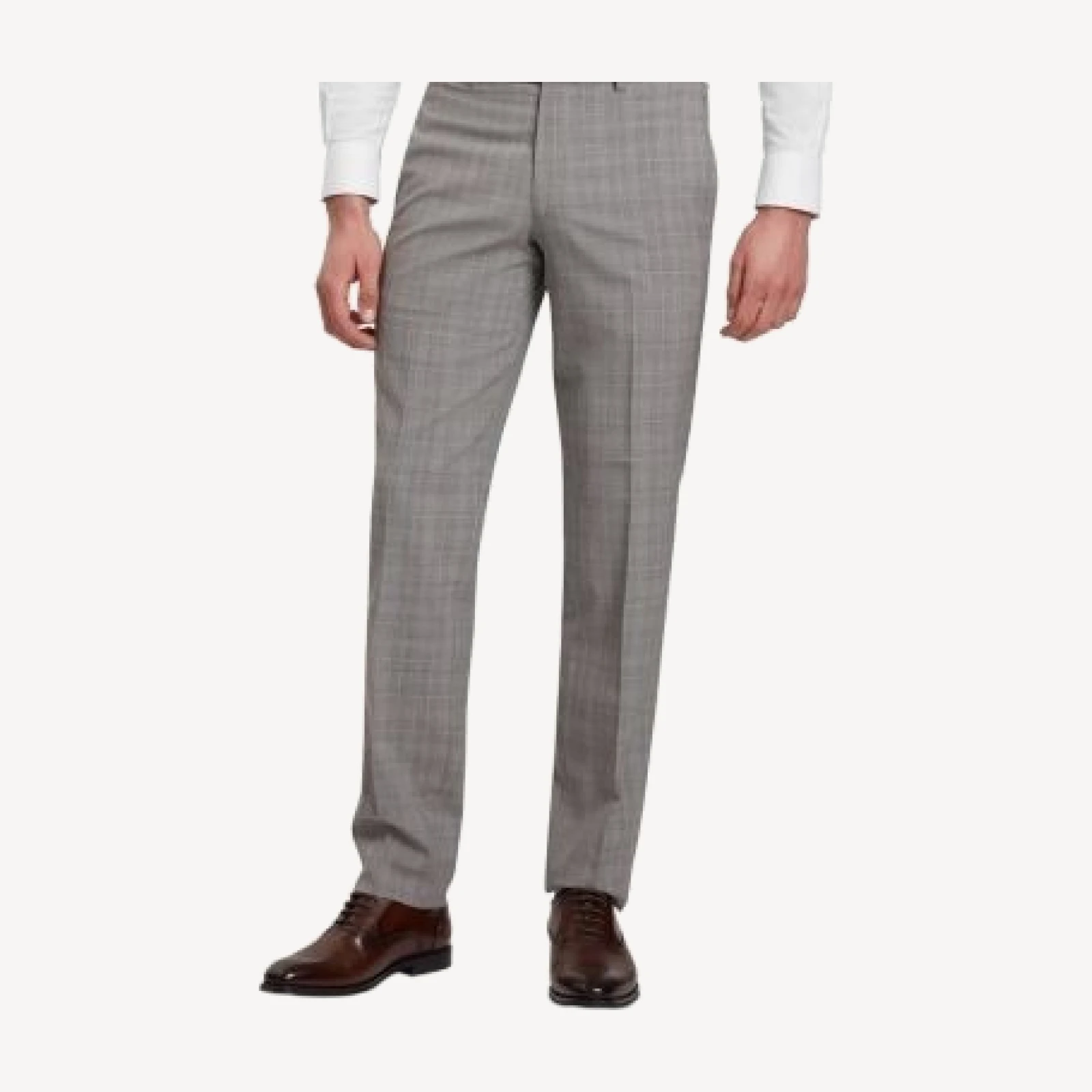 Ted Baker Classic Wool Blend Check Slim Fit Suit Pants