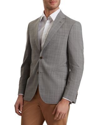 Ted Baker Ron Classic Wool Check Modern Fit Suit Jacket
