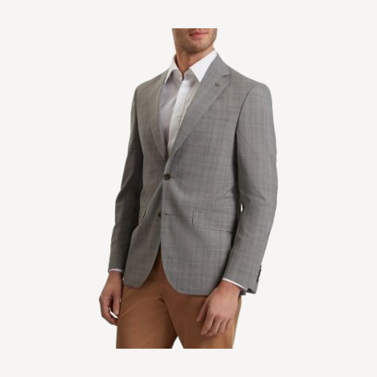 Ted Baker Ron Classic Wool Check Modern Fit Suit Jacket