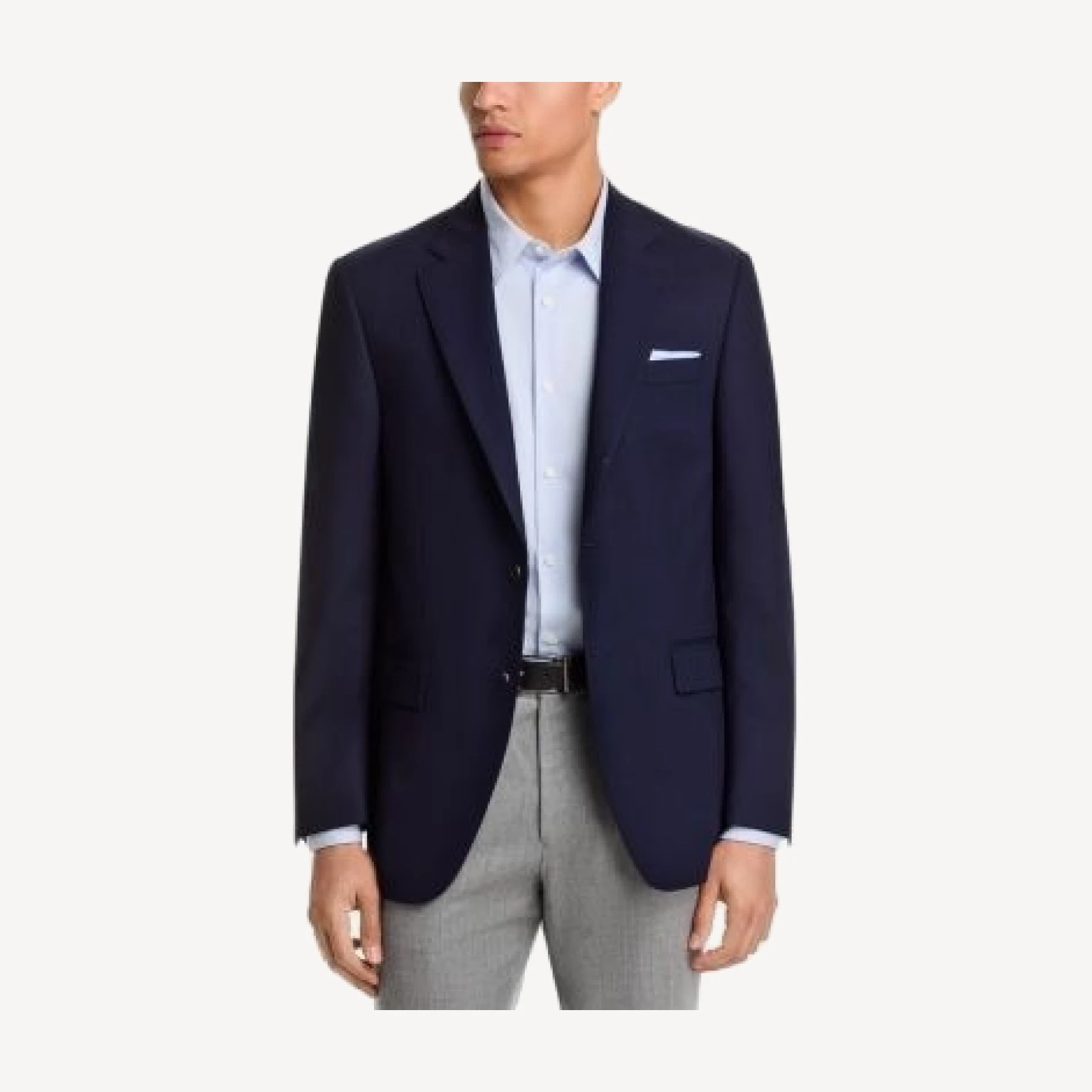 Peter Millar Flynn Textured Solid Wool Classic Fit Sportcoat