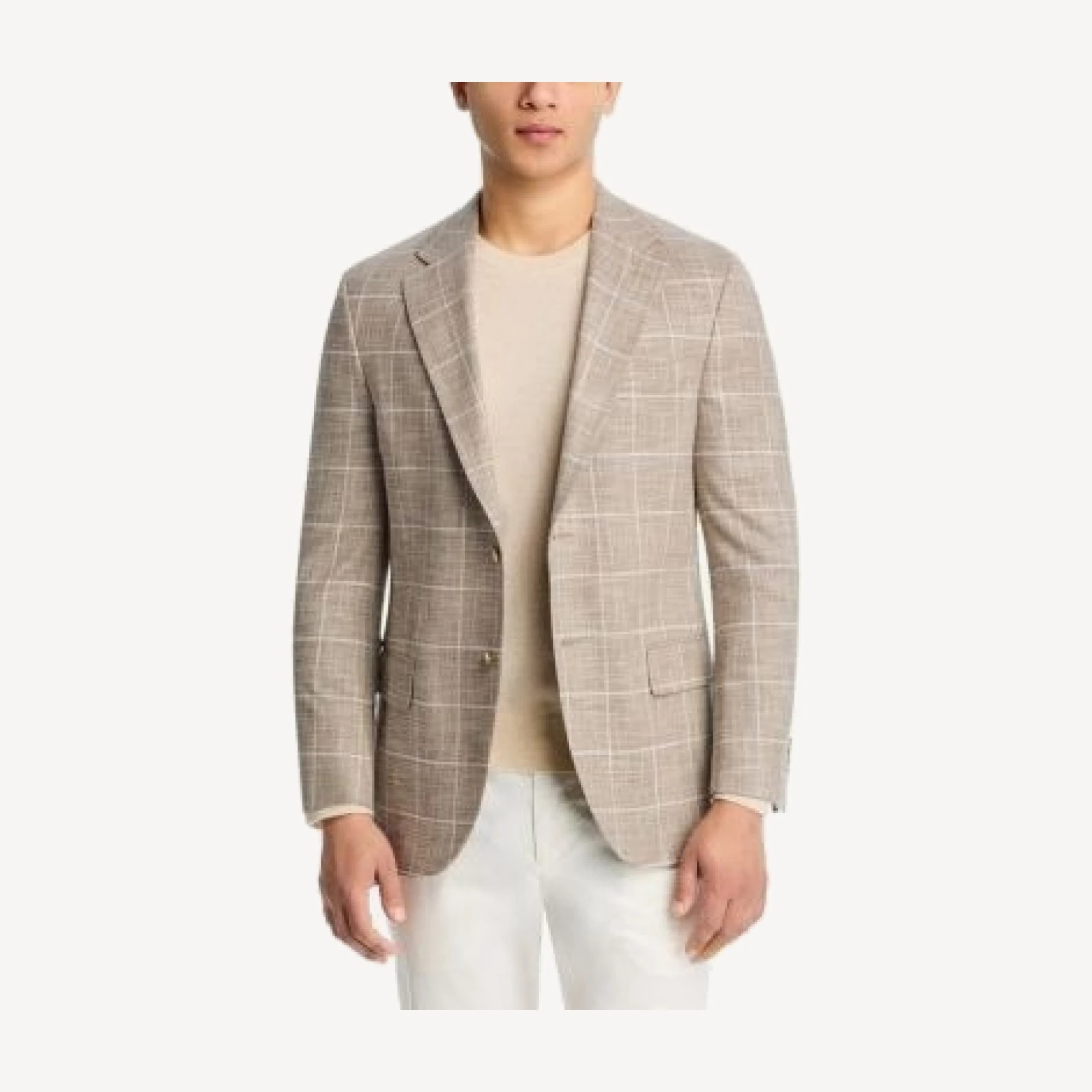 Peter Millar Hyperlight Windowpane Regular Fit Soft Jacket