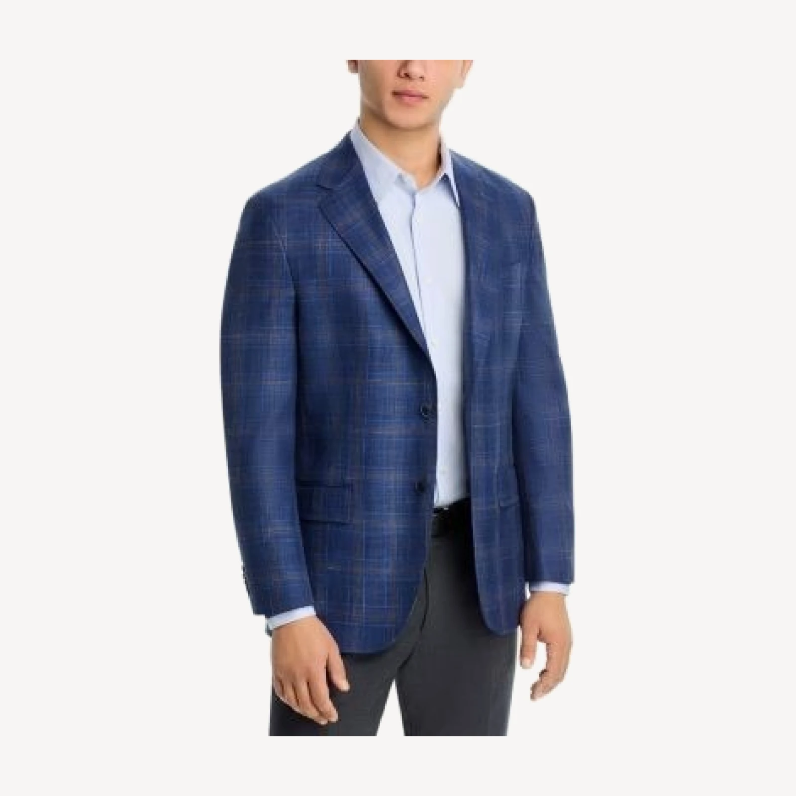 Peter Millar Hyperlight Plaid Regular Fit Soft Jacket