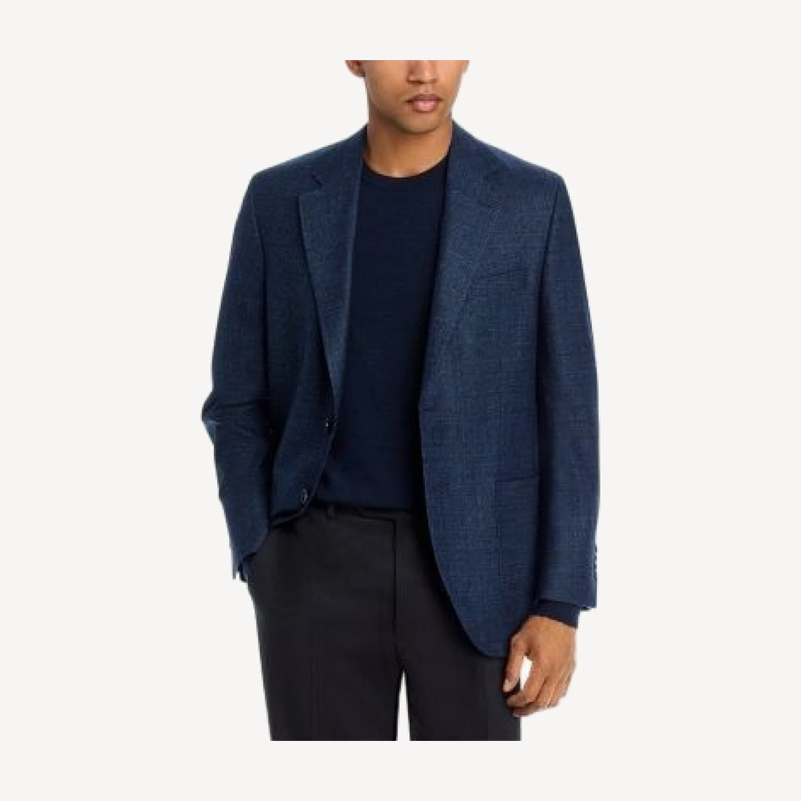 Peter Millar Melange Classic Fit Textured Solid Soft Jacket