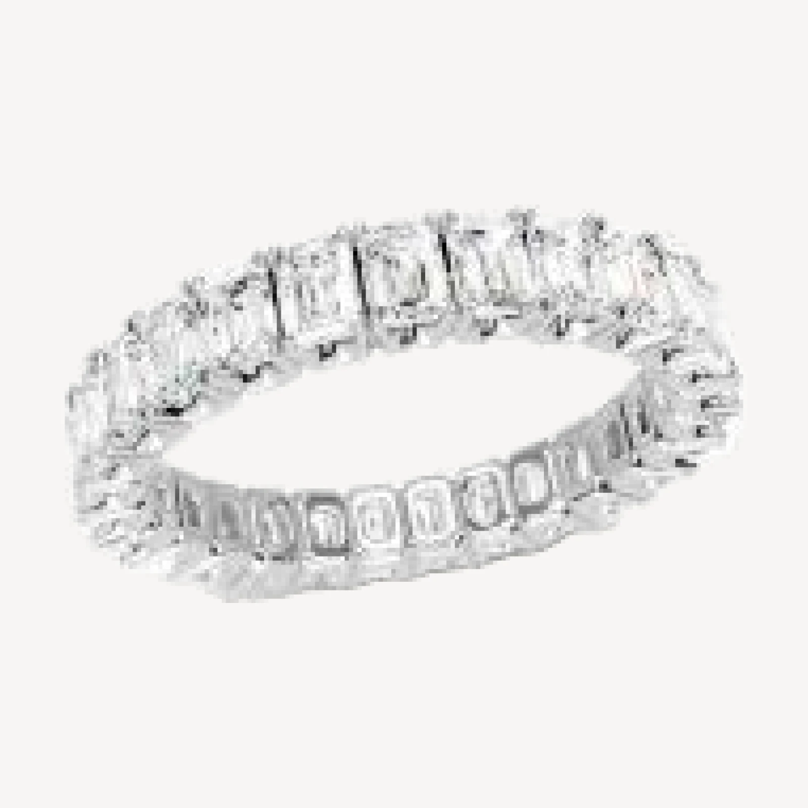 Bloomingdale's Fine Collection Diamond Emerald Cut Classic Eternity Band in 14K White Gold, 3.0 ct. t. w.