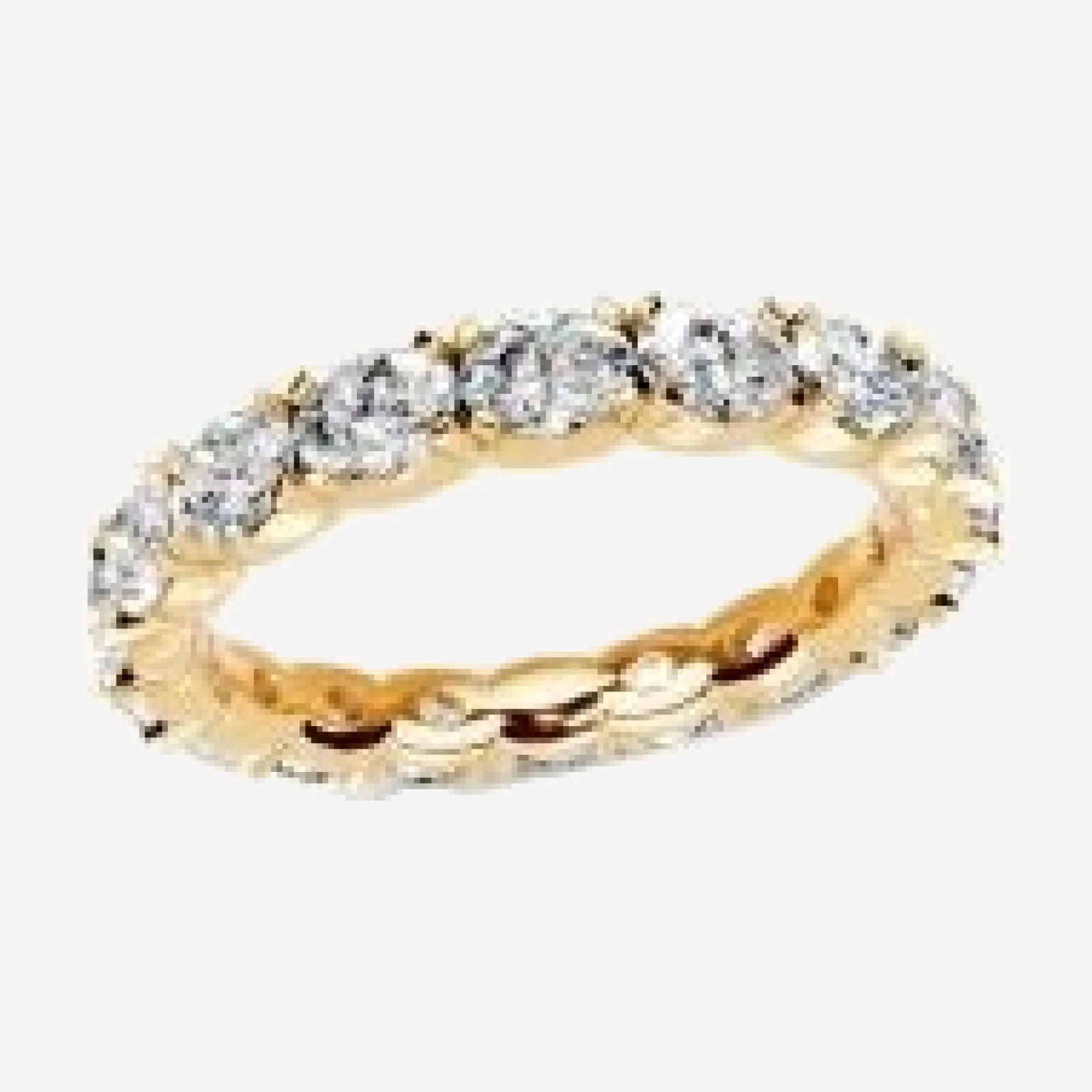 Bloomingdale's Fine Collection Diamond Oval Cut Eternity Band in 14K Yellow Gold, 2.0 ct. t. w.