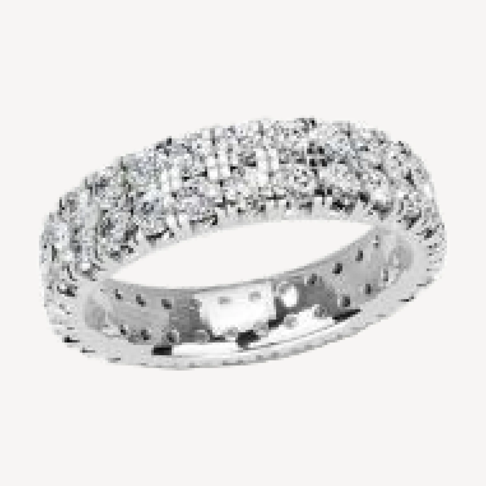 Bloomingdale's Fine Collection Diamond Double Row Eternity Band in 14K White Gold, 2.0 tcw