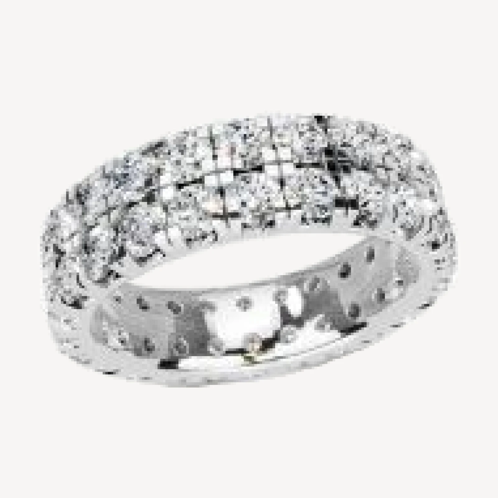 Bloomingdale's Fine Collection Diamond Double Row Eternity Band in 14K White Gold, 3.0 tcw