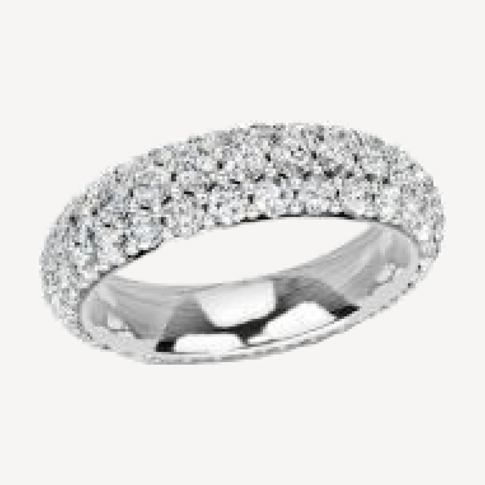 Bloomingdale's Fine Collection Diamond Pave Eternity Band in 14K White Gold, 3.0 tcw